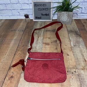 Kipling HB7432 Jaime Crossbody Shoulder Bag Purse Polyamide Wine